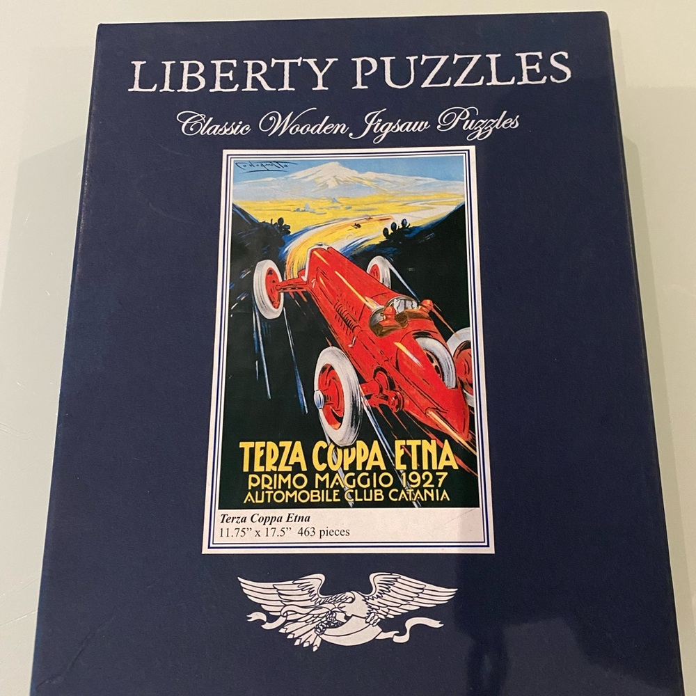 Liberty Puzzles Classic Wooden Jigsaw Puzzle Terza Coppa Etna
